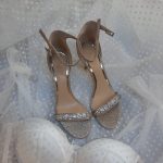 Jewel Badgley Mischka Randy Glitter gold