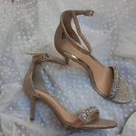 Jewel Badgley Mischka Randy Glitter gold