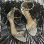 Jewel Badgley Mischka Randy Glitter gold