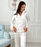 Весільний костюм рубашка з пір’ям БОА + штани БОА