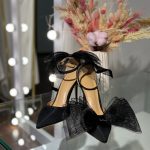 туфлі з шифоновими бантами