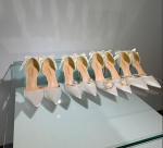 весільні туфлі з бантами 4 в 1