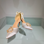 весільні туфлі з бантами 4 в 1