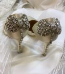 Весільні атласні туфлі Badgley Mischka Parker