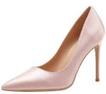 Весільні сатинові туфлі кольору шампань