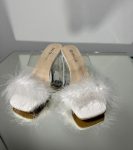 Босоніжки силіконові з пір`ям під весільні халати