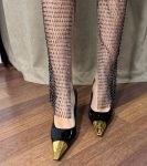 СВяткові лакові чорні туфлі