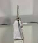 Святковий срібний клатч