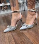 срібні туфлі