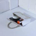 Святковий срібний клатч