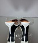 Жіночі туфлі слінгбек силіконові у формі серце 7 см