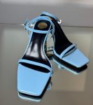 Жіночі босоніжки вечірні блакитні колір