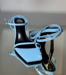 Жіночі босоніжки вечірні блакитні колір