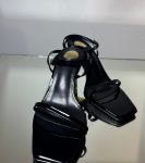 Жіночі босоніжки вечірні чорний колір 7,5 см