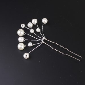 Прикраси для волосся весільні шпильки з перлами ВСП-0001
