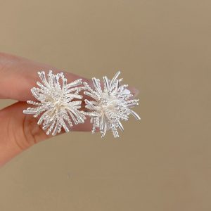 Сережки жіночі  квітка СБЖ-0029