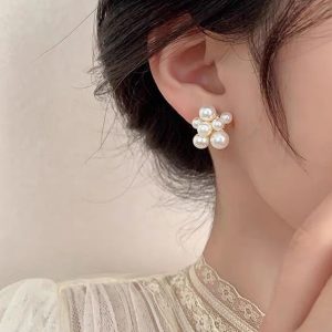 Сережки жіночі з перлами СБЖ-0028